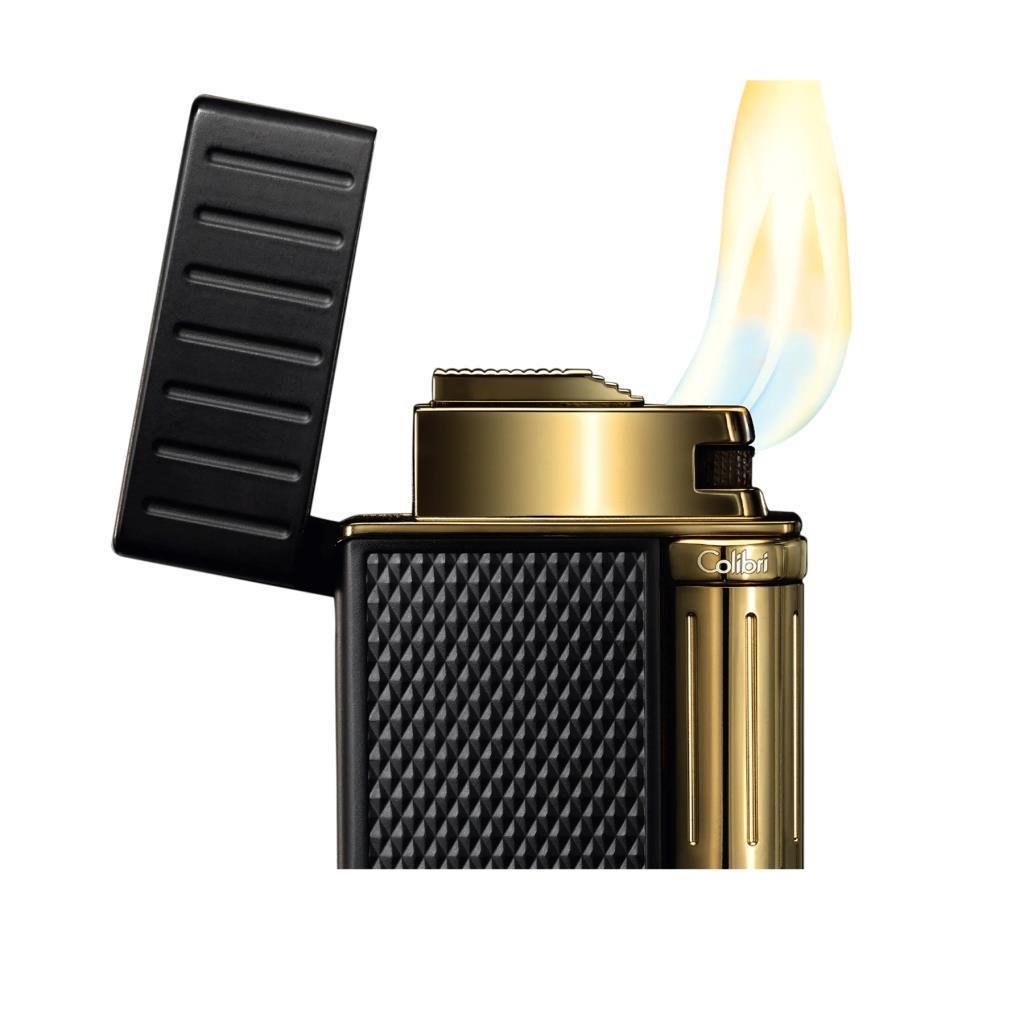 Colibri Julius Siyah-Gold Puro Çakmağı