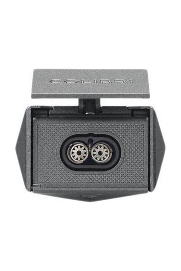 Colibri Quasar II Çift Torch Pürmüz Koyu Gri Puro Çakmağı