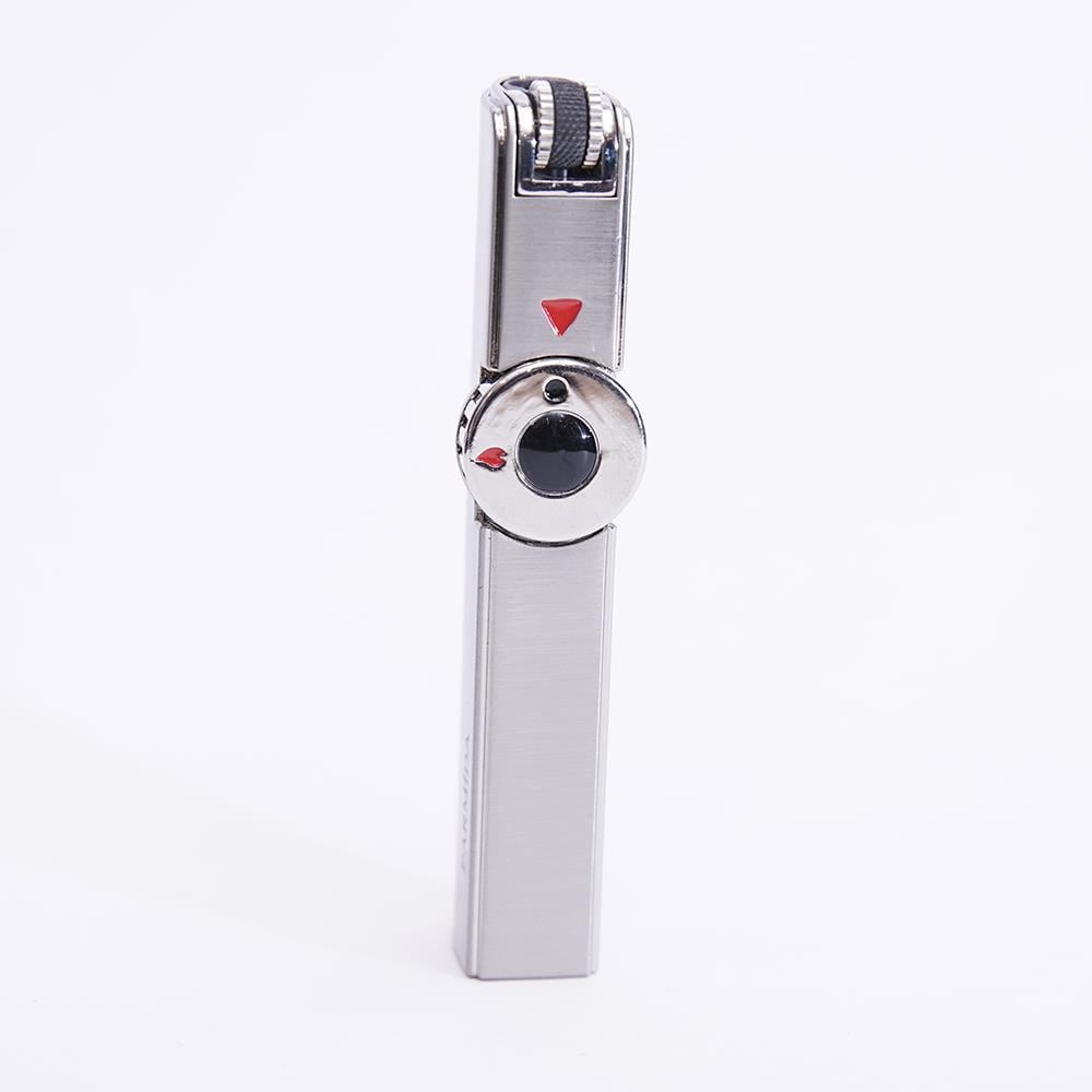 Parmida Tek Torch Pürmüz Gümüş Metal Puro Çakmağı