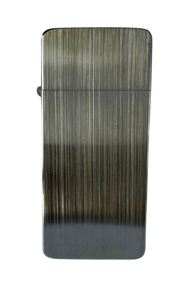 PremiumQuality Fırçalı Gümüş Metal Benzinli Çakmak