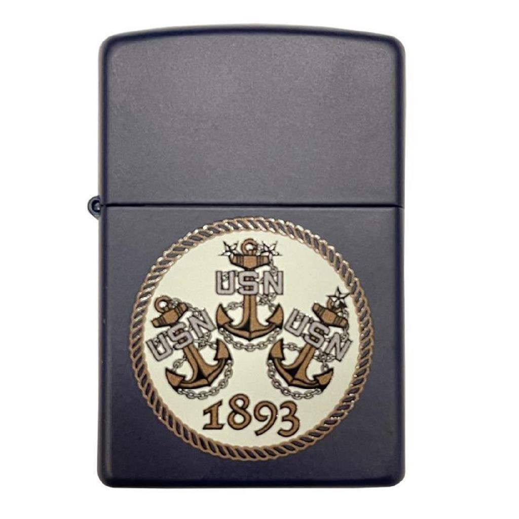 Zippo Çakmak Three Navy Anchors 239-001033