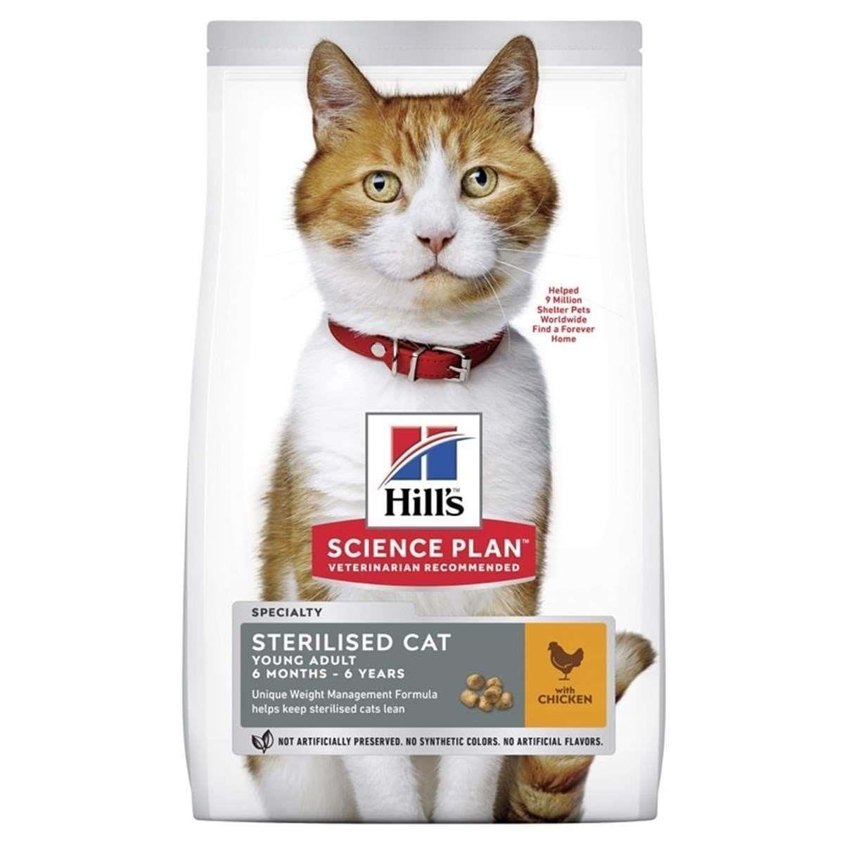 Hill's SCIENCE PLAN Tavuklu Kısırlaştırılmış Kedi Maması 13kg+2kg HEDİYE!