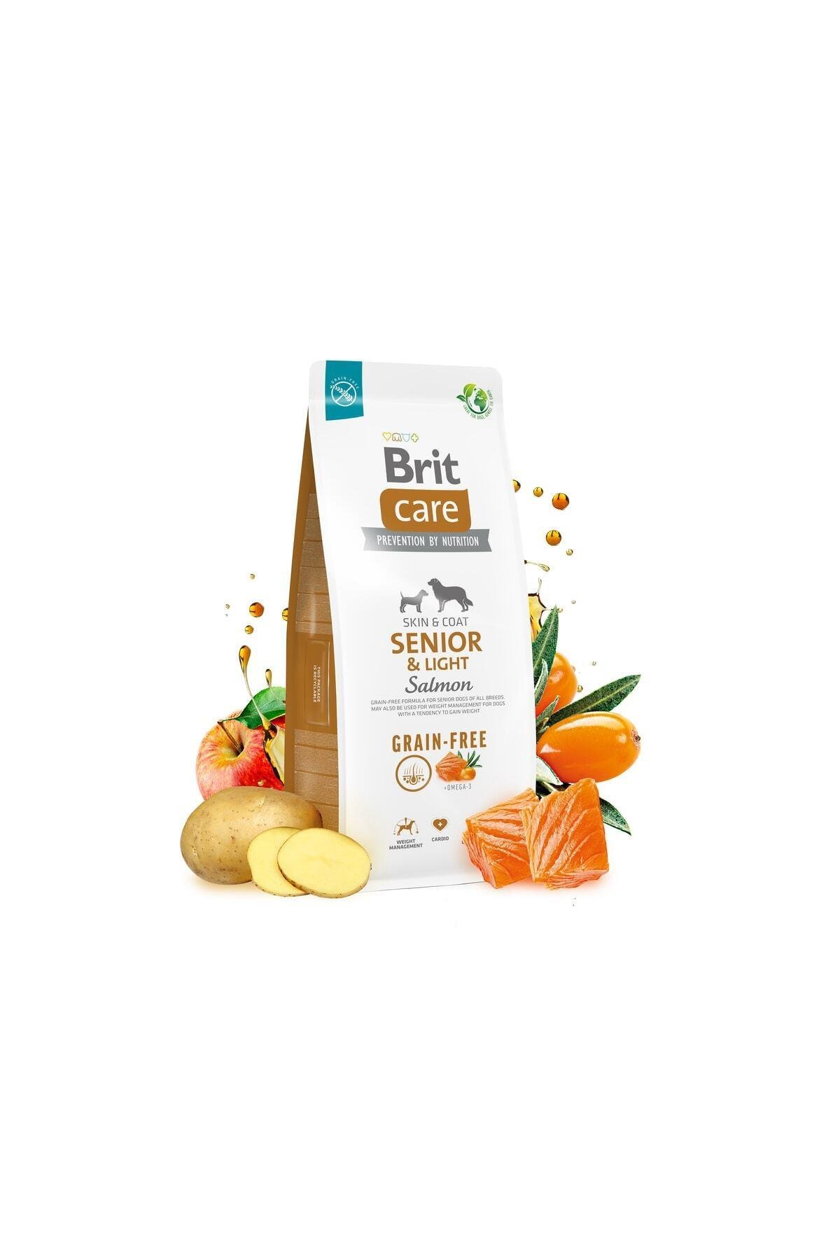 Brit Care Senior Light Somonlu Patatesli Tahılsız Yaşlı Köpek Maması 12 Kg