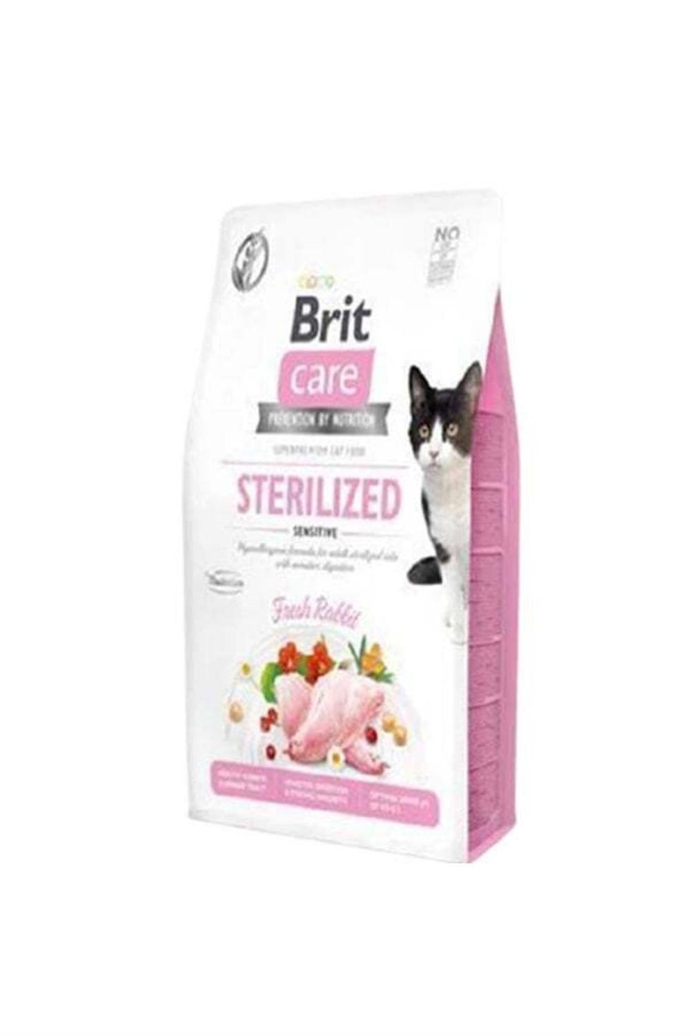 Brit Care Tahılsız Tavşan Etli Kısırlaştırılmış Yetişkin Kedi Maması 2 Kg