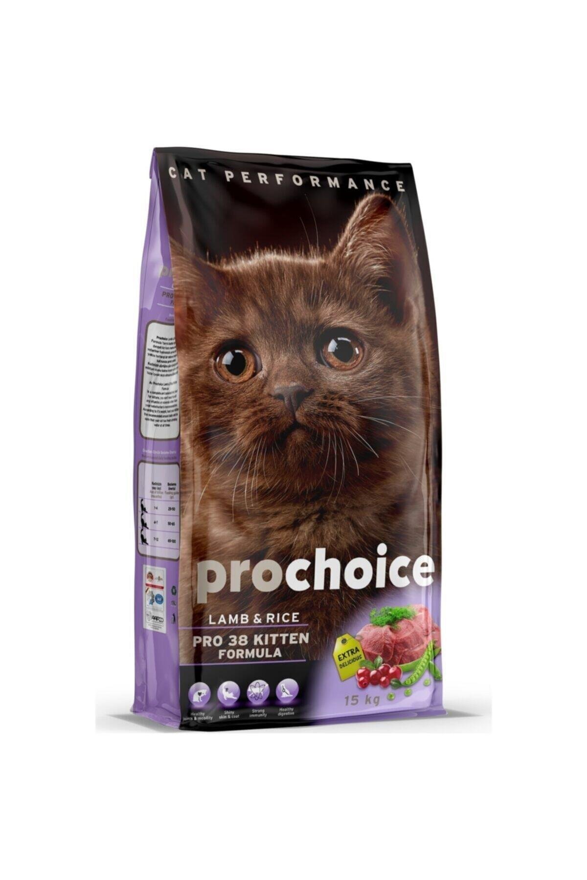 ProChoice 38 HypoAllergenic Kuzulu ve Pirinçli Düşük Tahıllı Yavru Kedi Maması 15kg