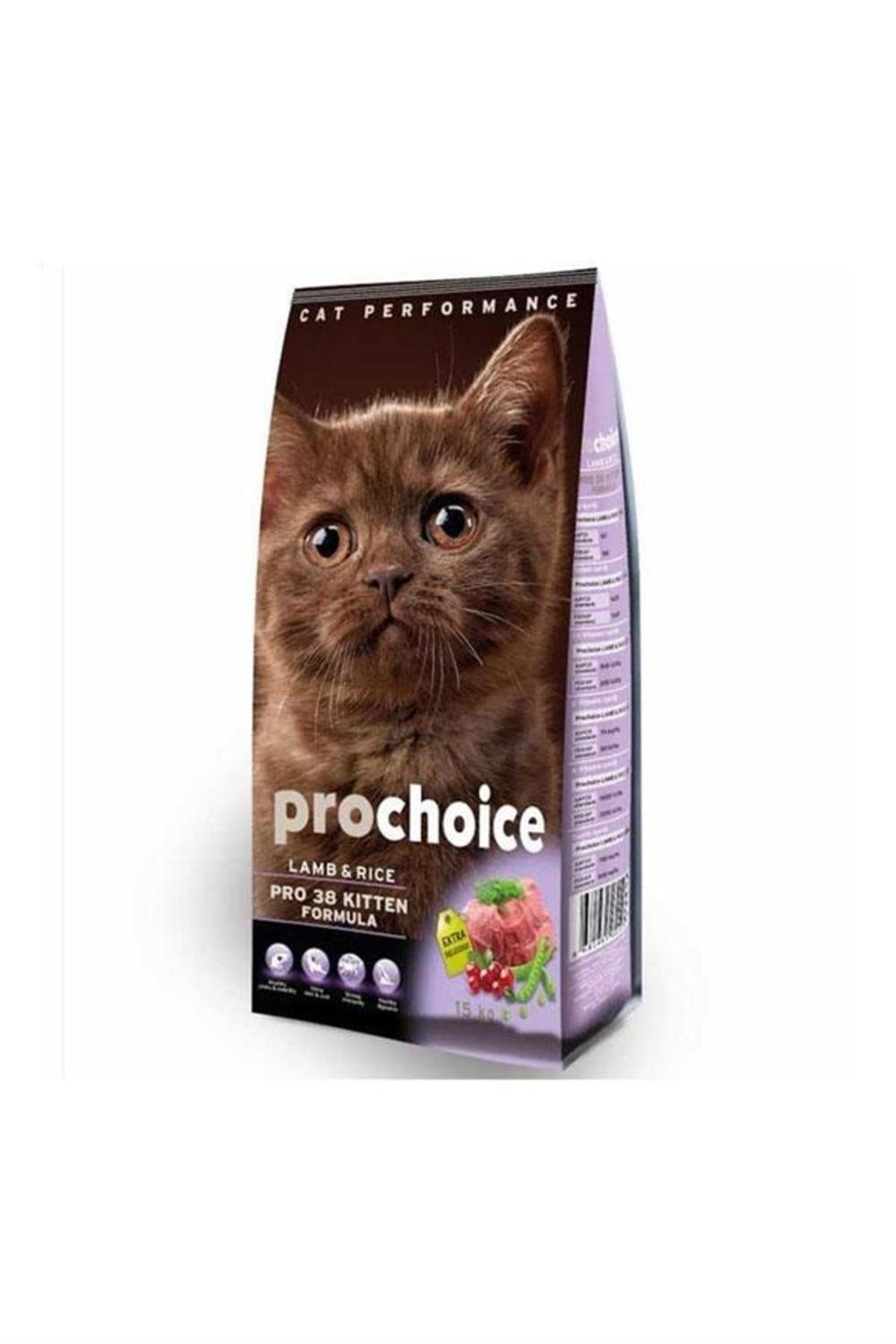 ProChoice 38 HypoAllergenic Kuzulu ve Pirinçli Düşük Tahıllı Yavru Kedi Maması 15kg