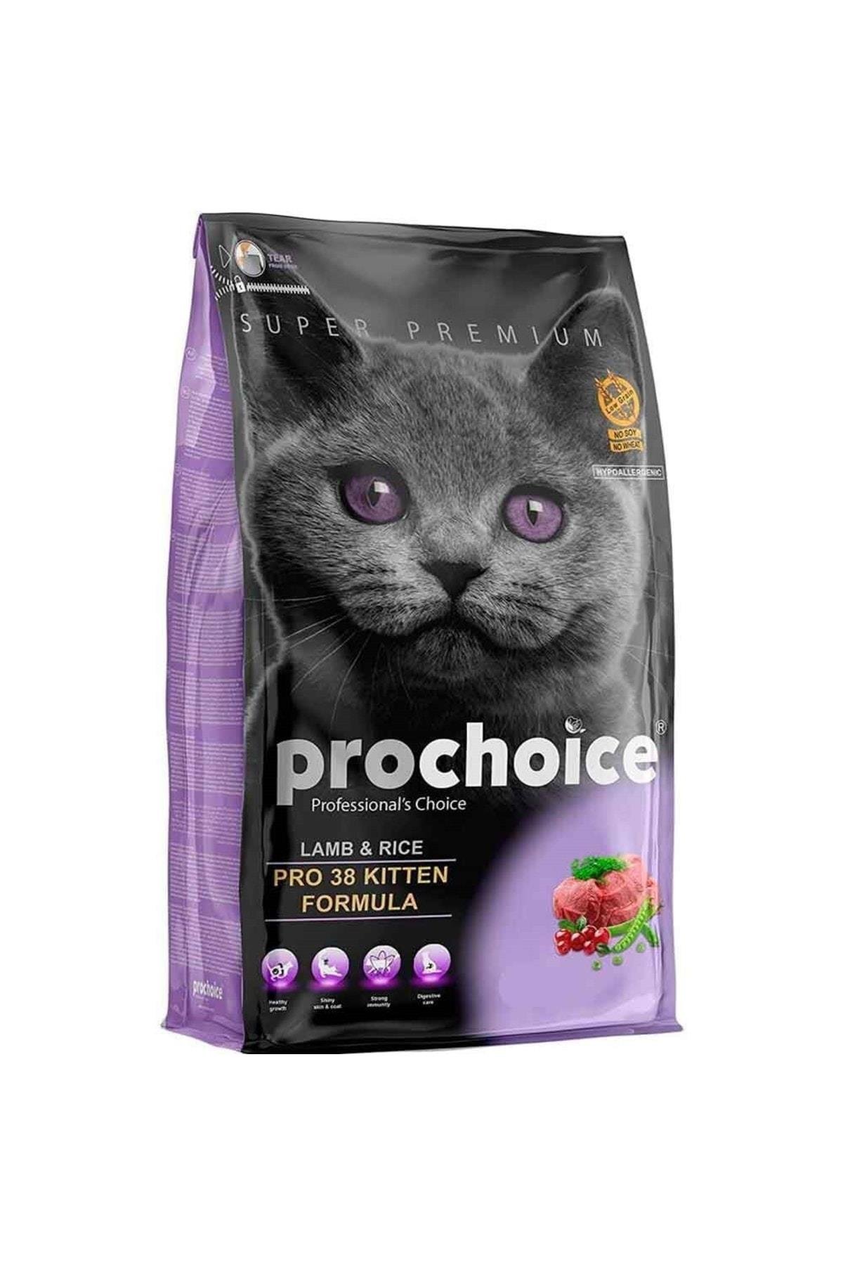 ProChoice 38 HypoAllergenic Kuzulu ve Pirinçli Düşük Tahıllı Yavru Kedi Maması 15kg