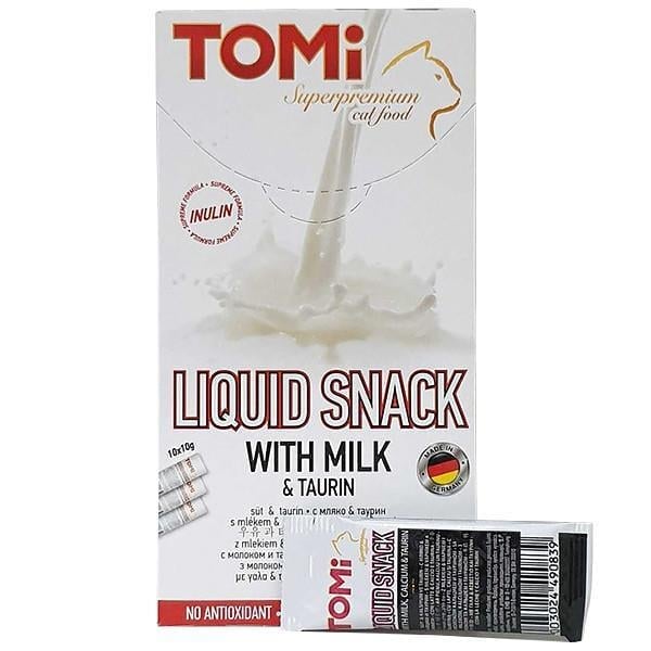 Tomi Sütlü ve Taurinli Krema Kedi Ödül Maması 10gr (10'lu)