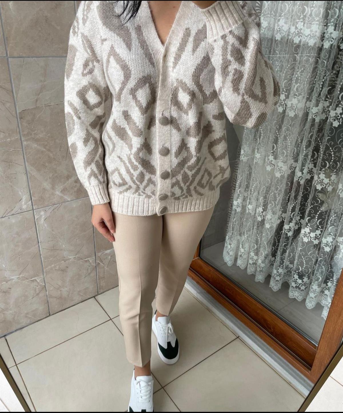 ETNİK DESEN HIRKA