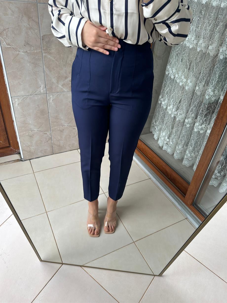 LACİVERT KUMAŞ PANTOLON