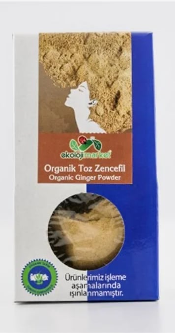 EKOLOJİ MARKET ORGANİK TOZ ZENCEFİL (30 GR)