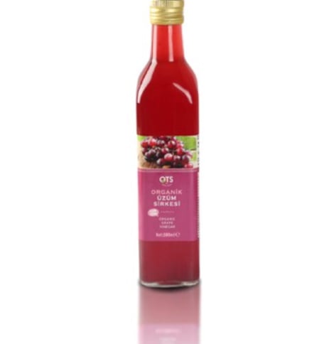 OTS ORGANİK ÜZÜM SİRKESİ (500 ML)