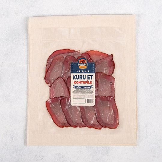 100 Paket - 70Gr Dilimli Toptan Kuru Et Paketi