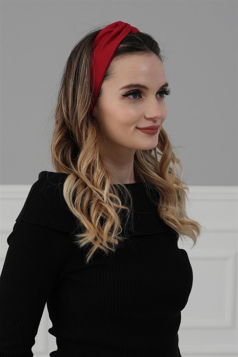 Bandana Saç Bandı Bordo