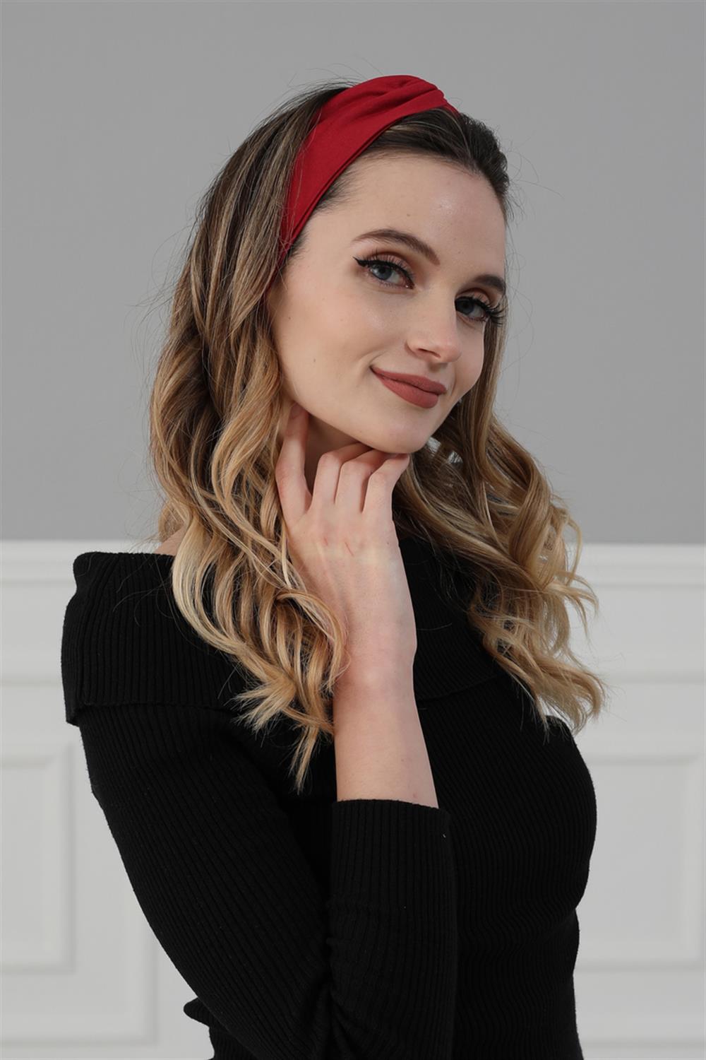 Bandana Saç Bandı Bordo