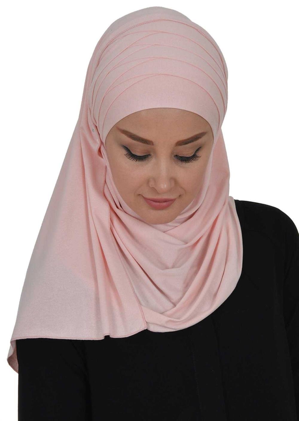 Çoklu Çapraz Dikim Pratik Penye Şal Pudra