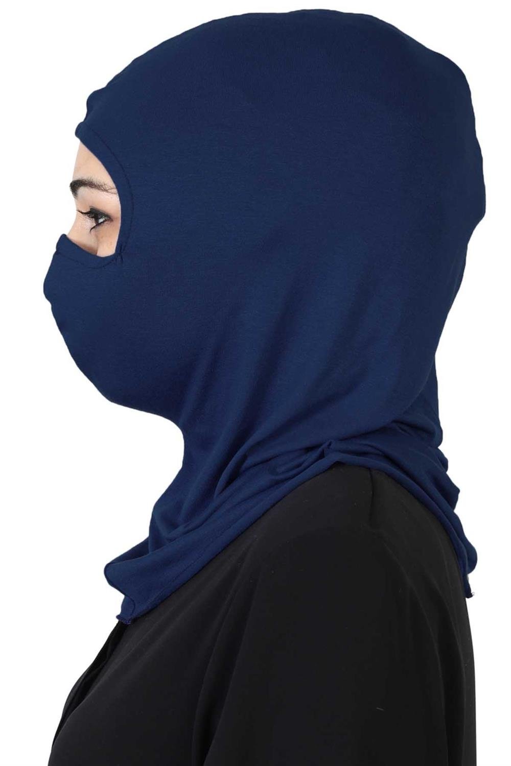 Maskeli Penye Bone Lacivert