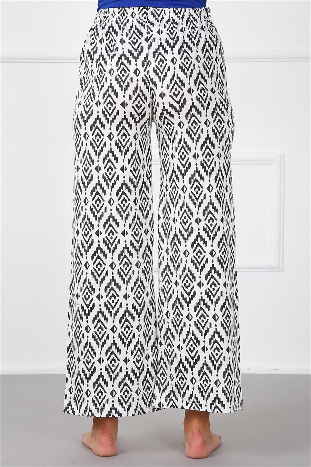 Moda Çizgi Bayan Pamuk Tek Alt Pijama 210022