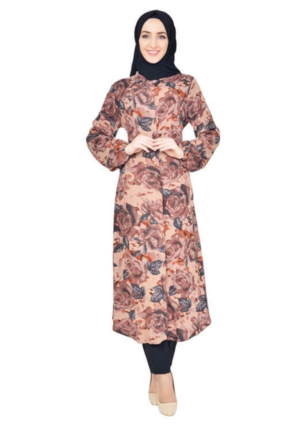 Moda Çizgi Desenli Tunik