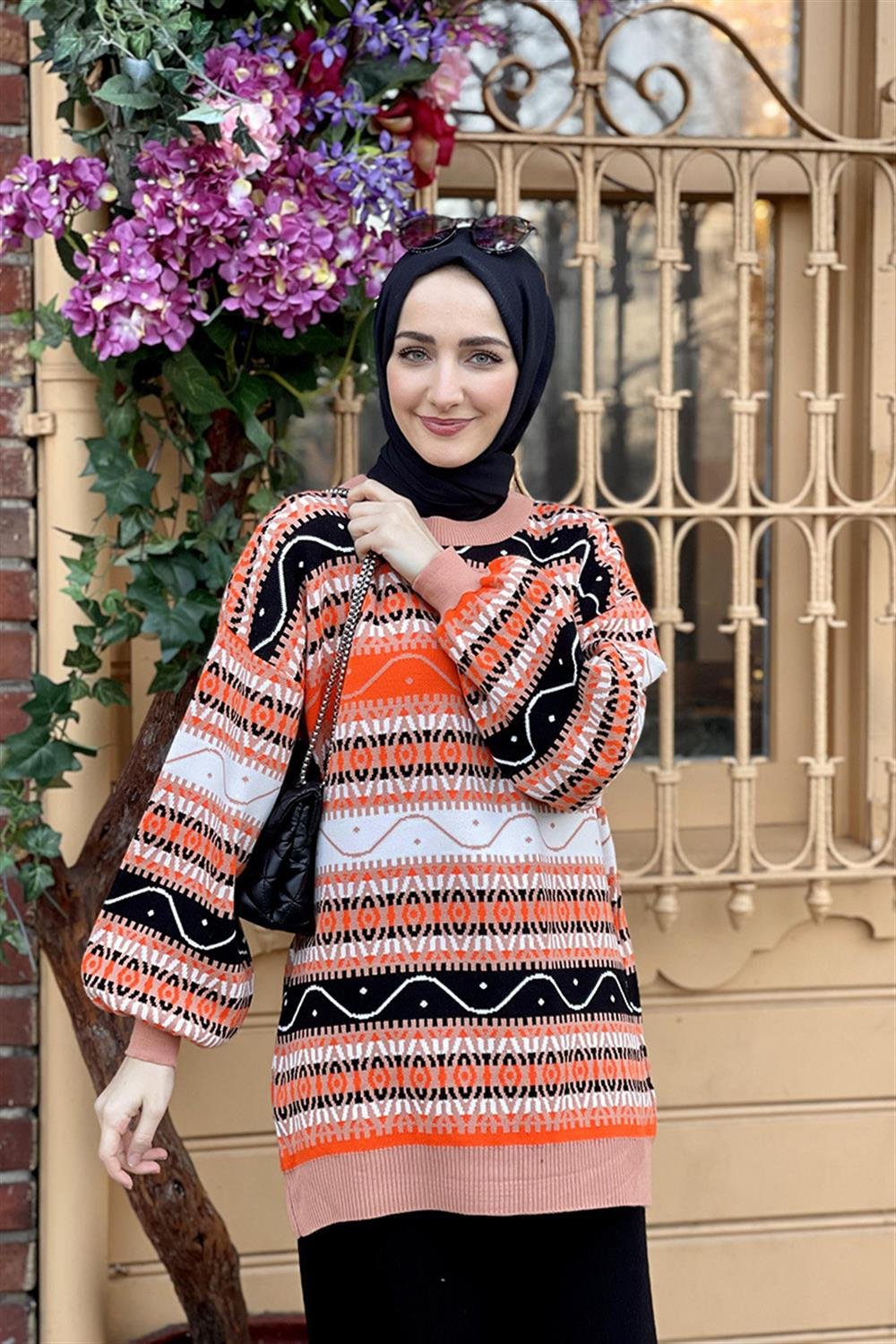 Moda Çizgi İkili Triko Takım