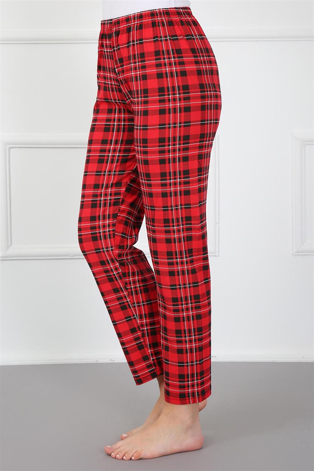 Moda Çizgi Kadın Alt Pijama