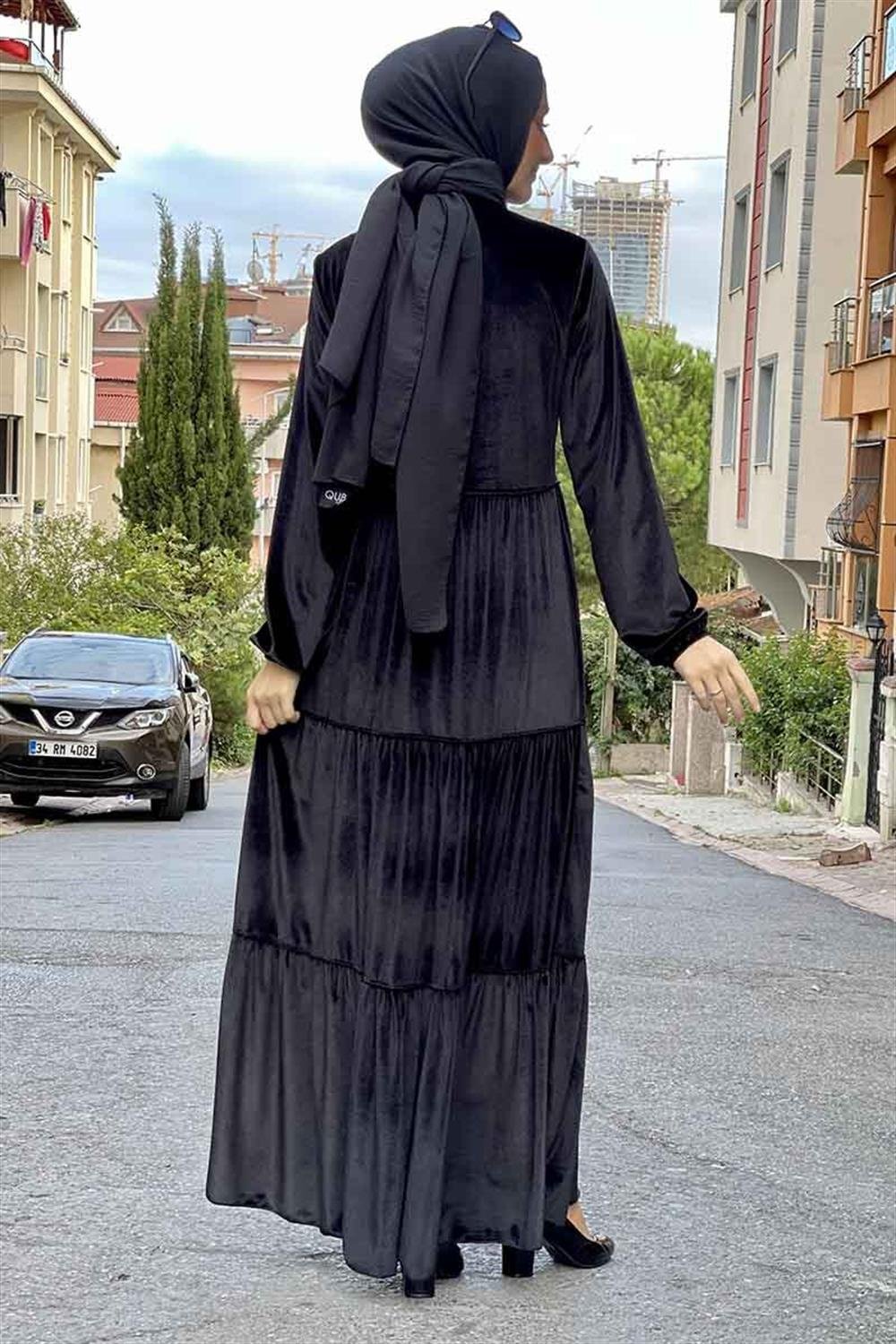 Moda Çizgi Tesettür Elbise