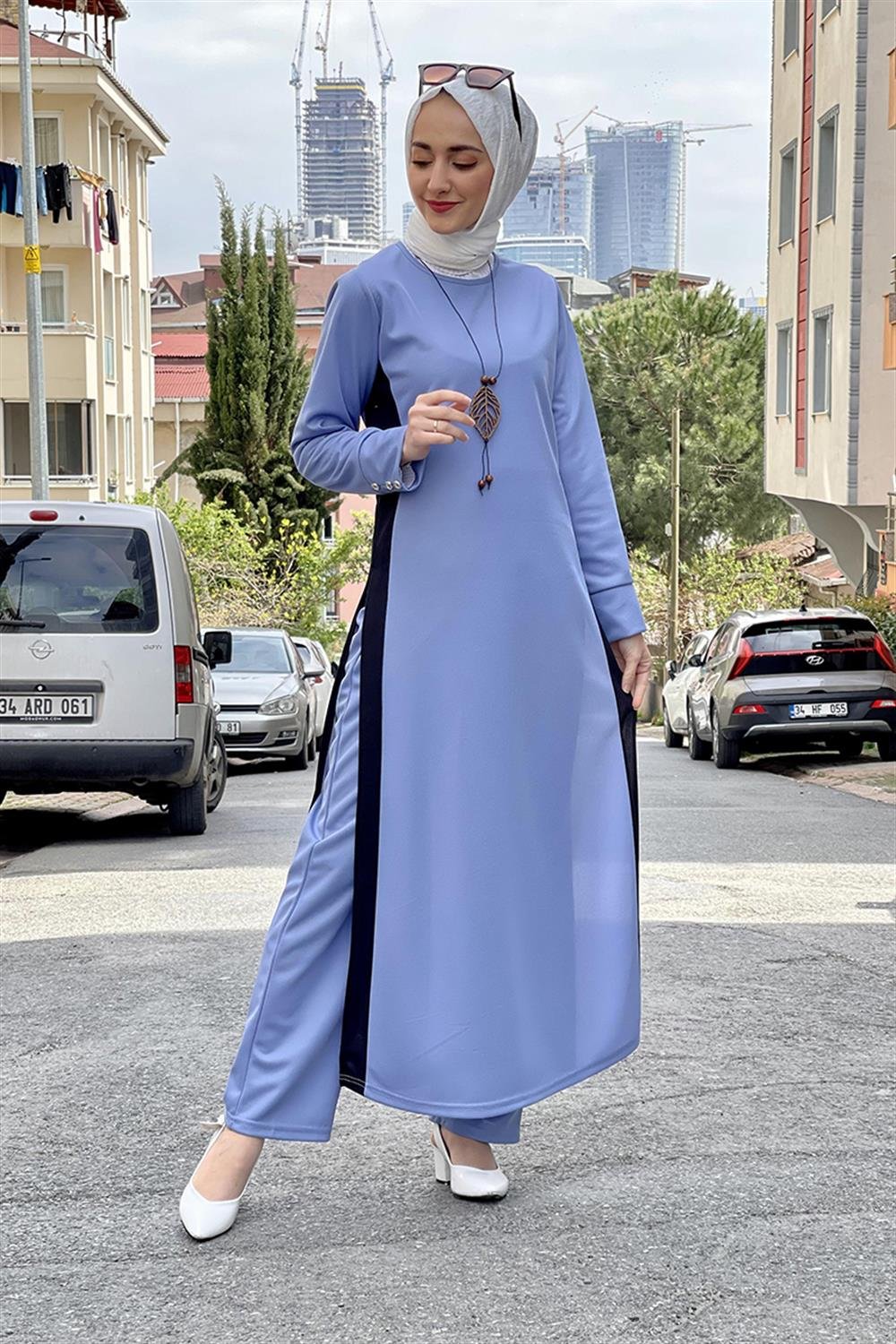 Moda Çizgi Tesettür Takım