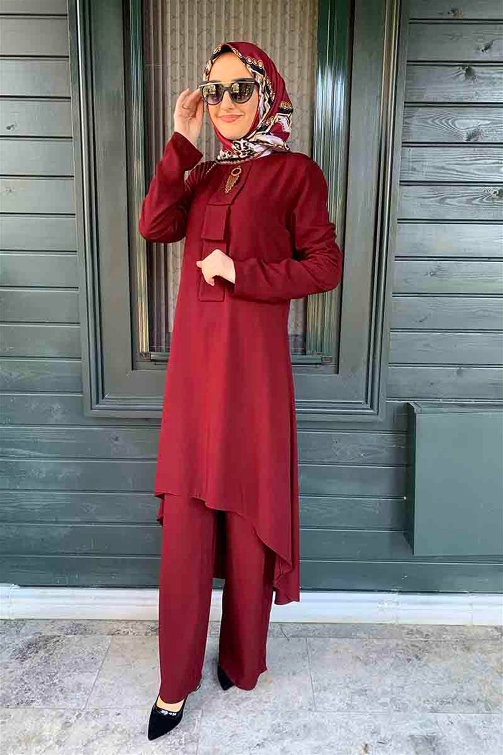 Moda Çizgi Tesettür Takım