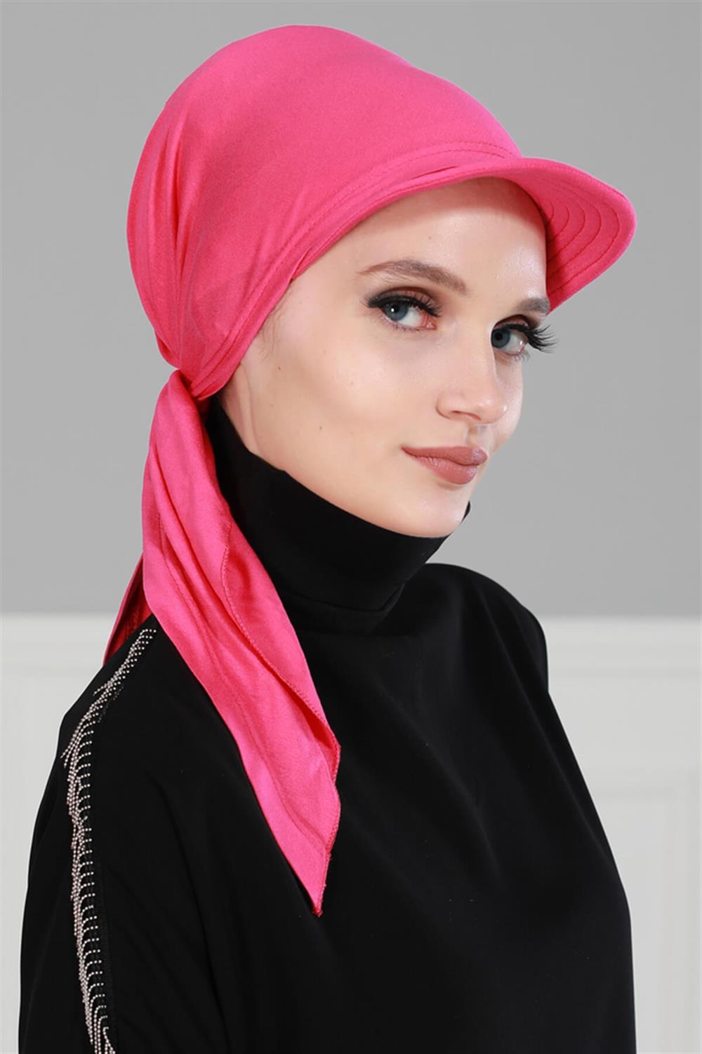 Siperlikli Bandana Fuşya
