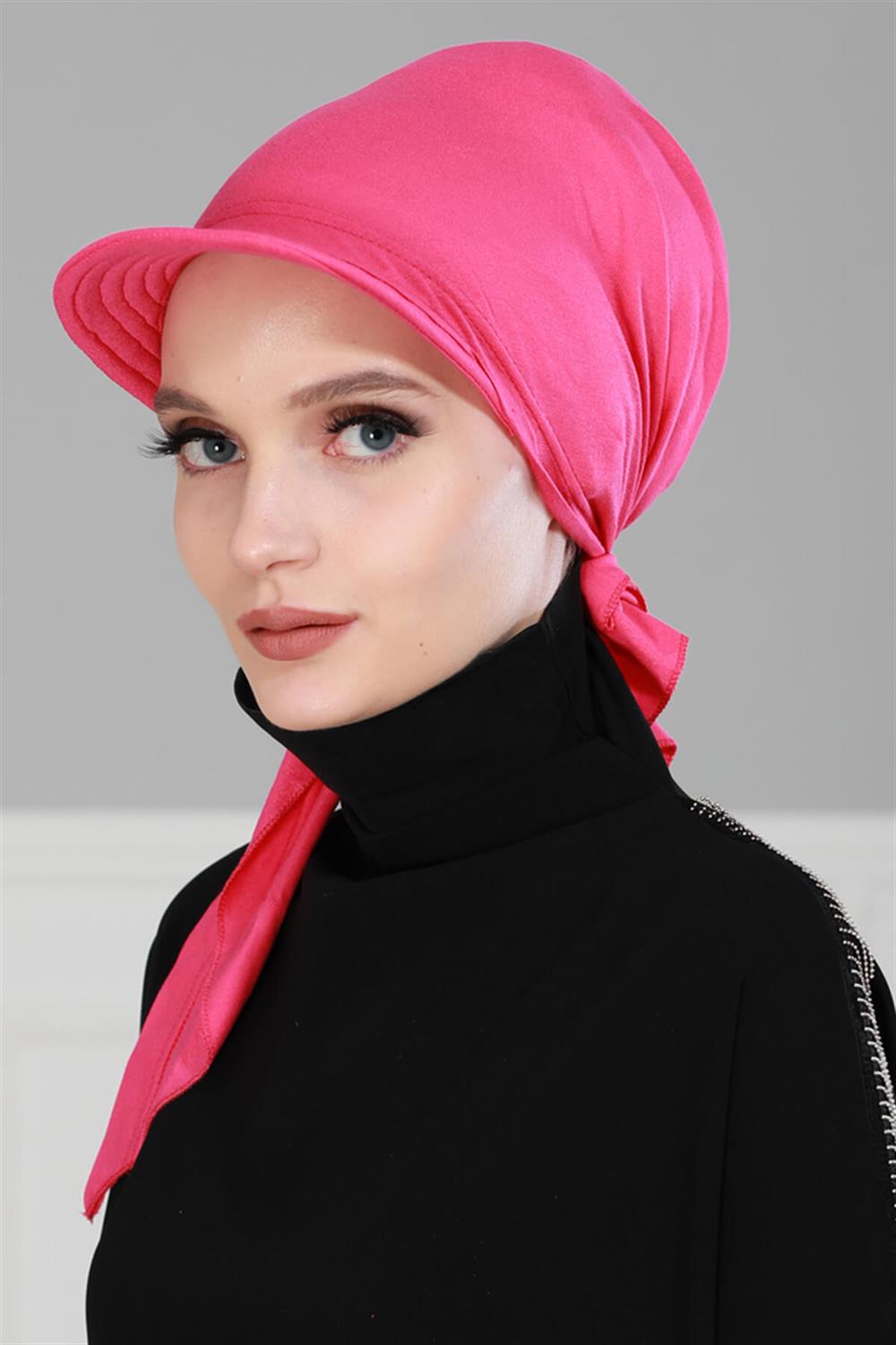 Siperlikli Bandana Fuşya