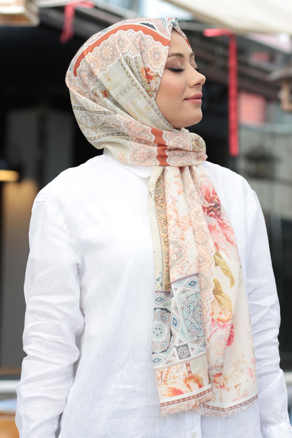 Soft Pamuk Şal Çok Renkli SP-4002