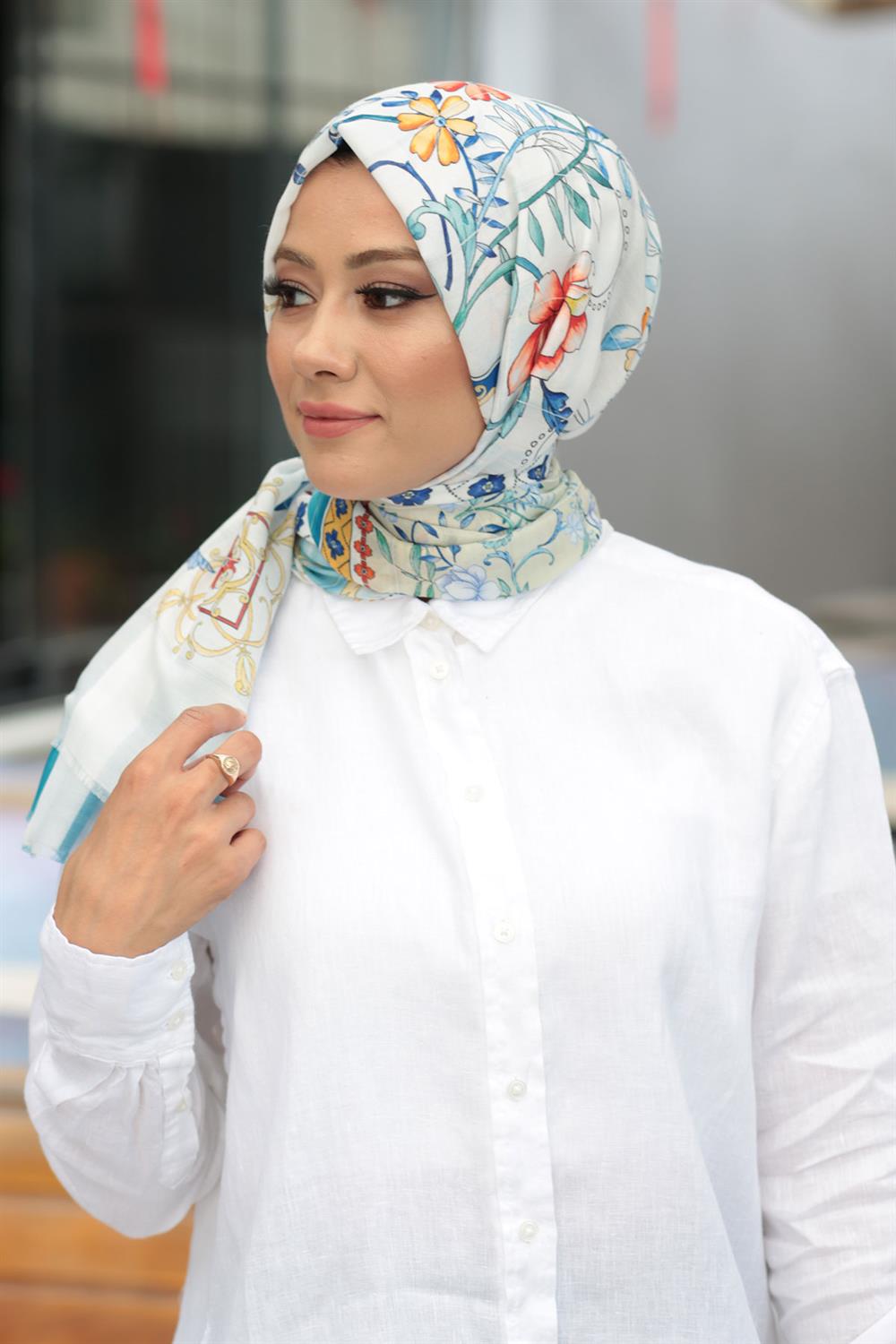 Soft Pamuk Şal Çok Renkli SP-4006