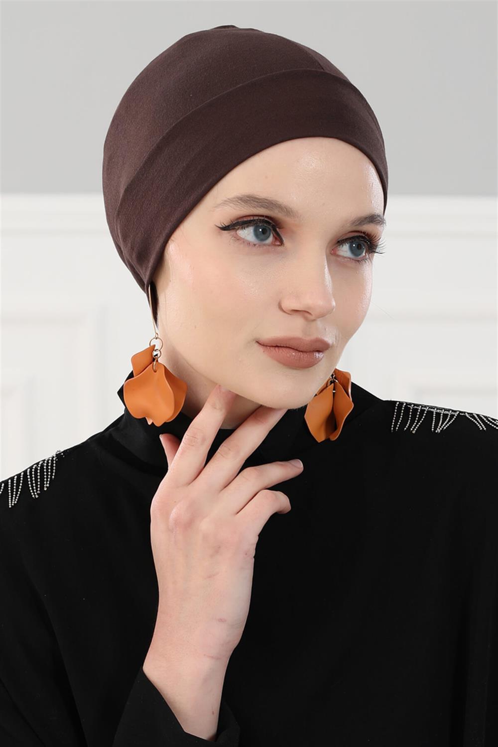 Takçık Penye Bone Kahve