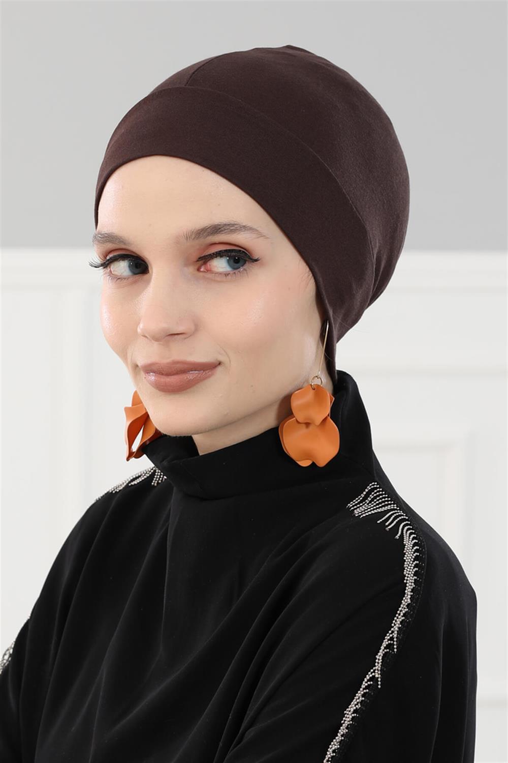 Takçık Penye Bone Kahve
