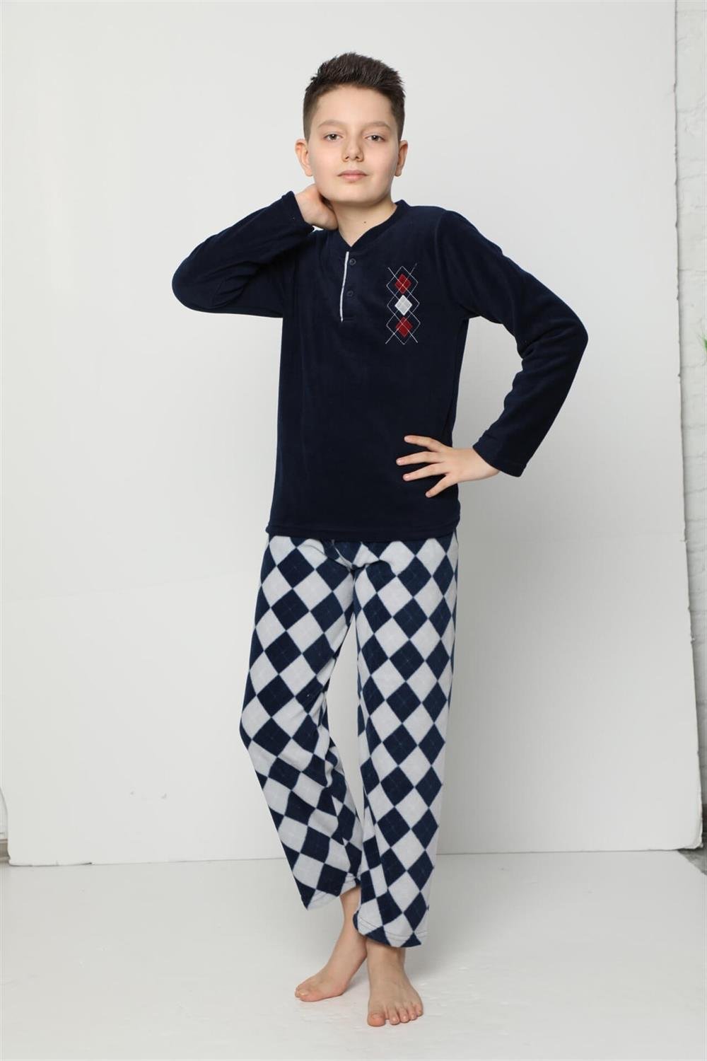 WelSoft Polar Erkek Çocuk Pijama Takımı 4531