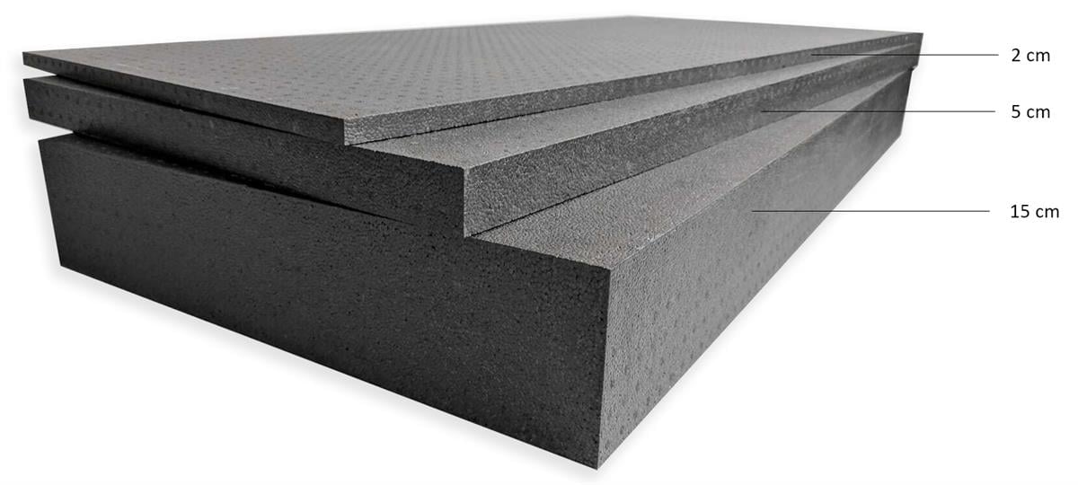 Atermit Epp Expanded Polypropylene Köpük Blok 30 gr/lt 150 x 70 x 15 cm