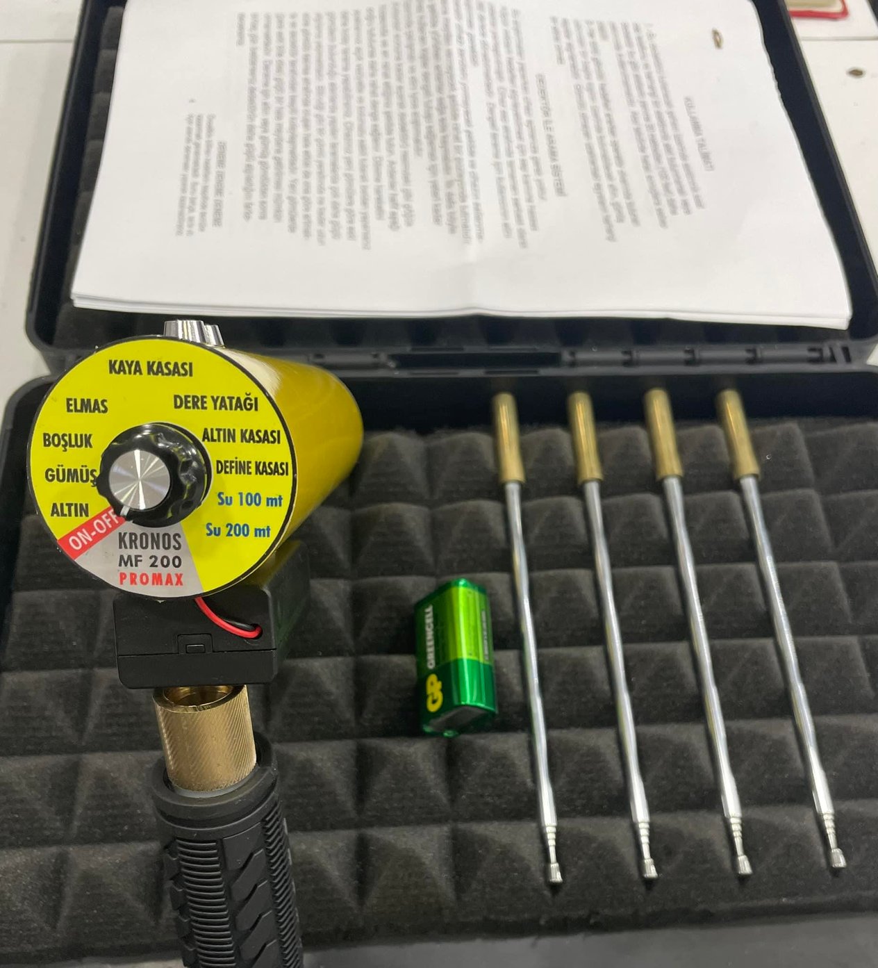 Kronos MF 200 Alan Tarama Cihazı