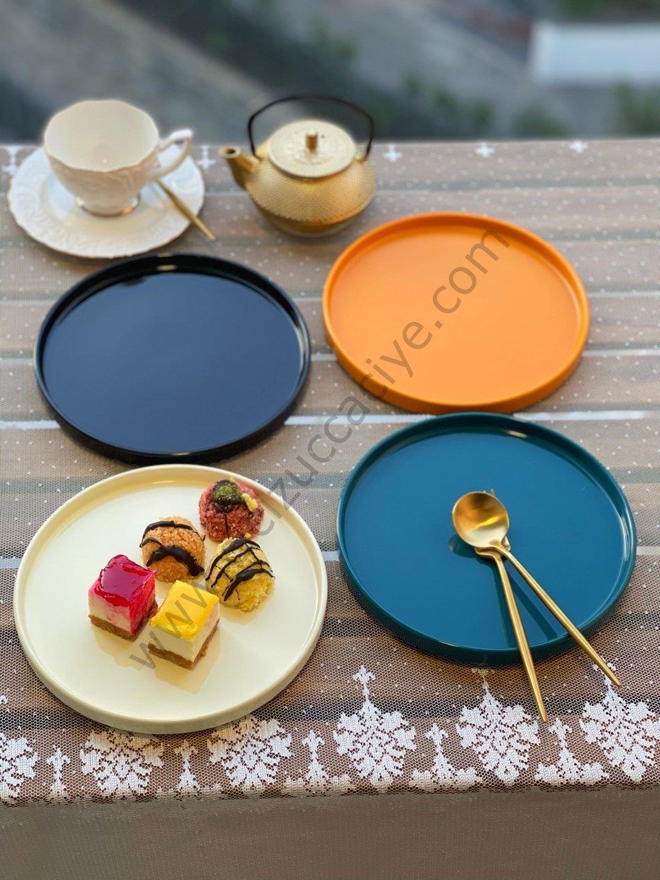4 lü Stackable Servis Tabağı