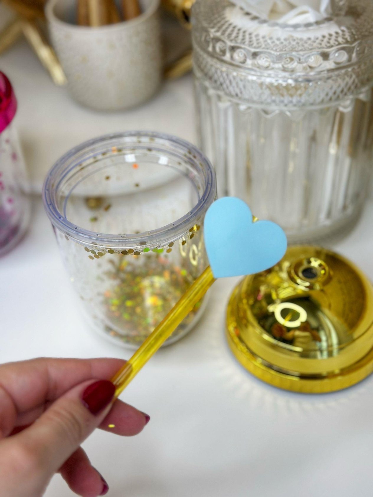 Gold Kalpli Pipetli Suluk
