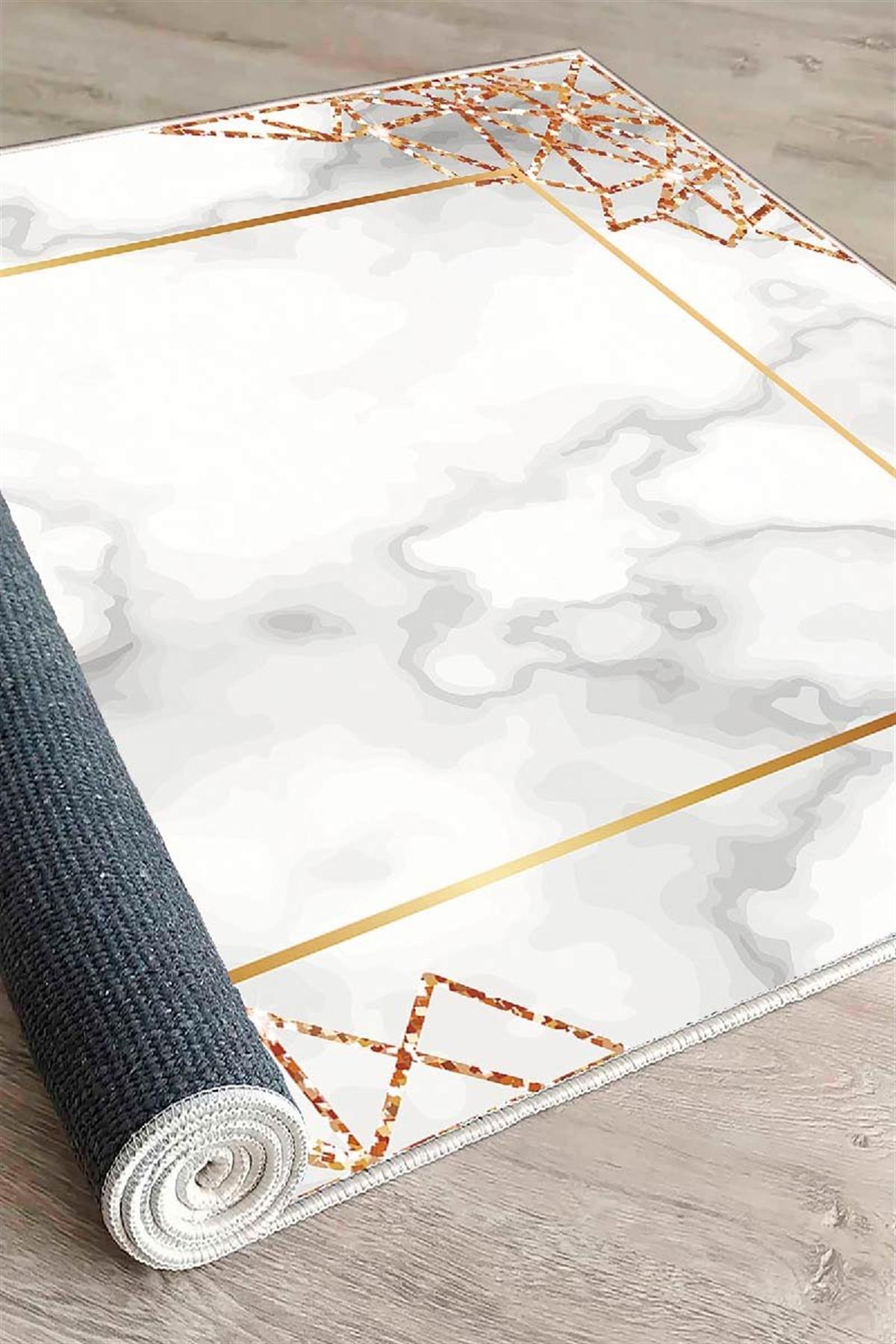 Dekoratif Özel Tasarım %100 Pamuk Taban Dokuma Taban Patchwork Desenli Makine Dokuması Yüksek Kalite Yıkanabilir Halı, Kilim WOOSONIL097 - Kahverengi
