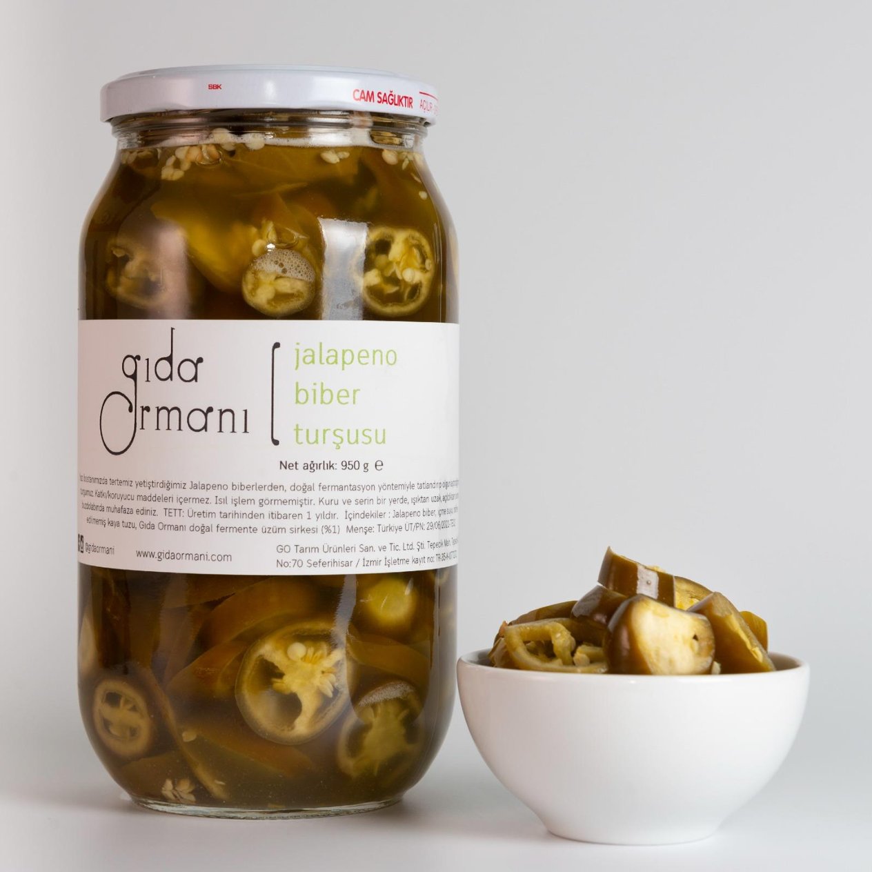Jalapeno Biber Turşusu 600 g