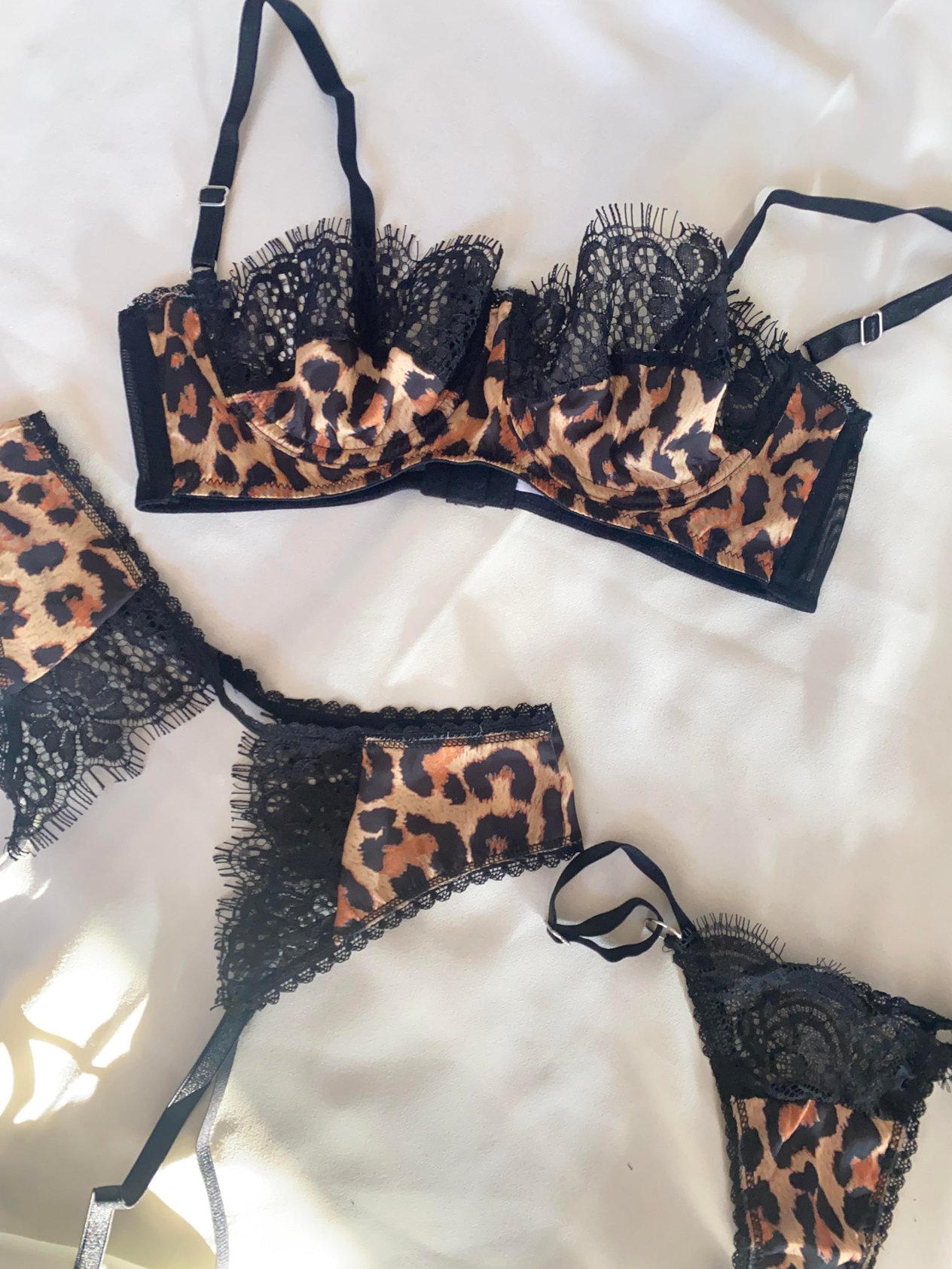 Allure Leopar Jartiyerli Set