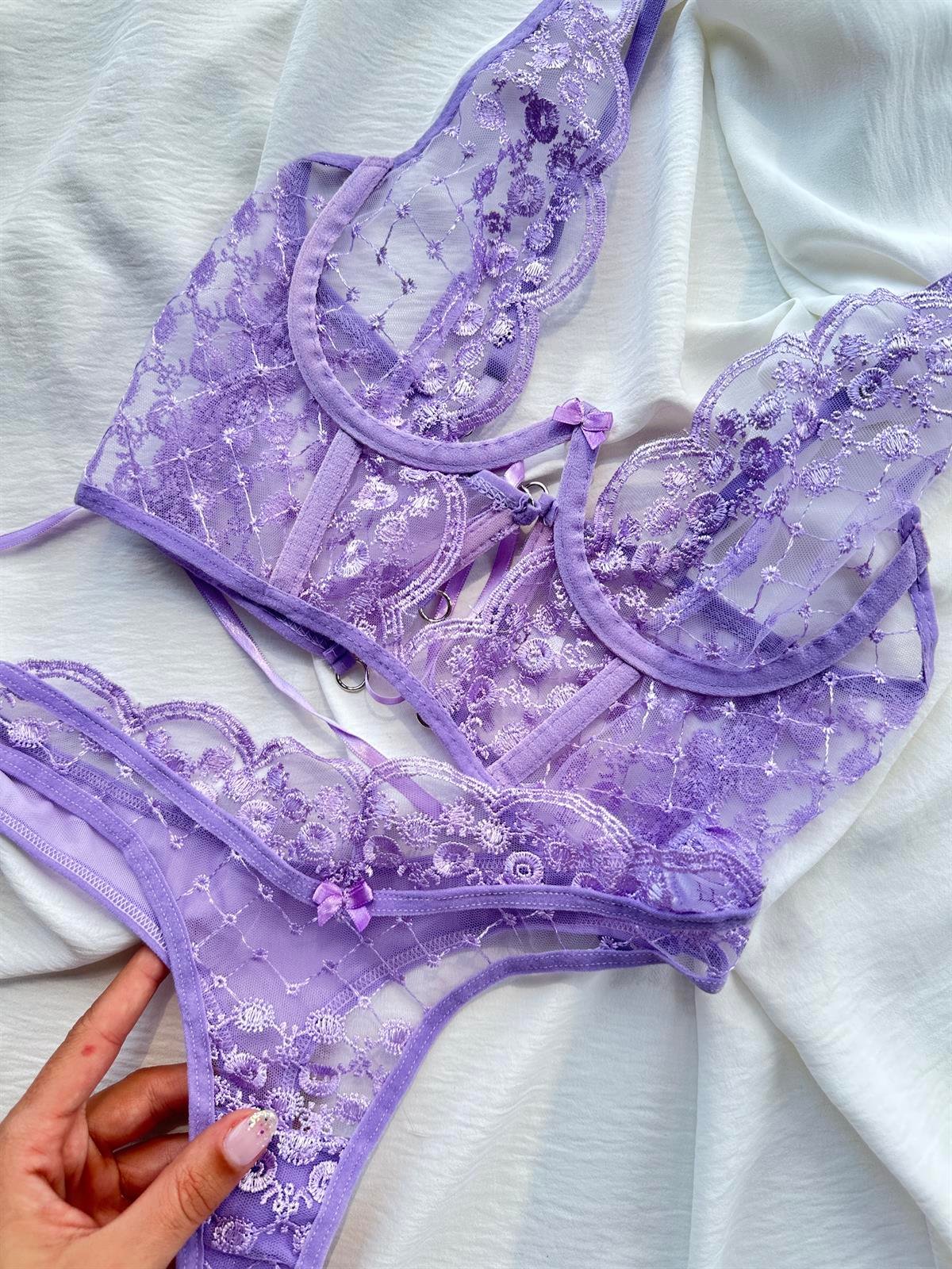 Diana Lila Bra Set