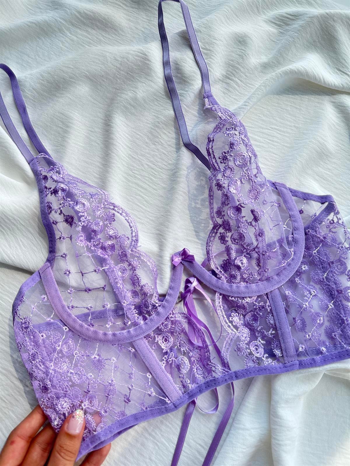 Diana Lila Bra Set
