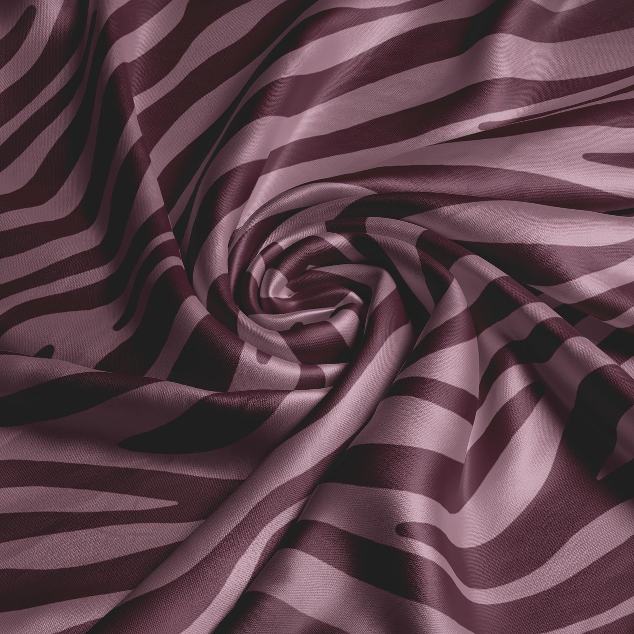 Büyük Zebra Motifleri Gül Kurusu