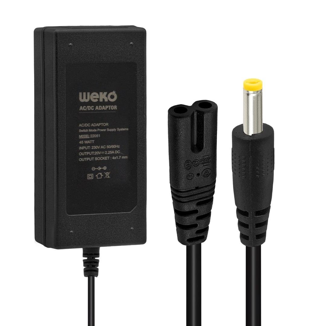 20 VOLT 2.25 AMPER 4.0X1.7MM UÇLU NOTEBOOK ADAPTÖR YERLİ ÜRETİM (4767)