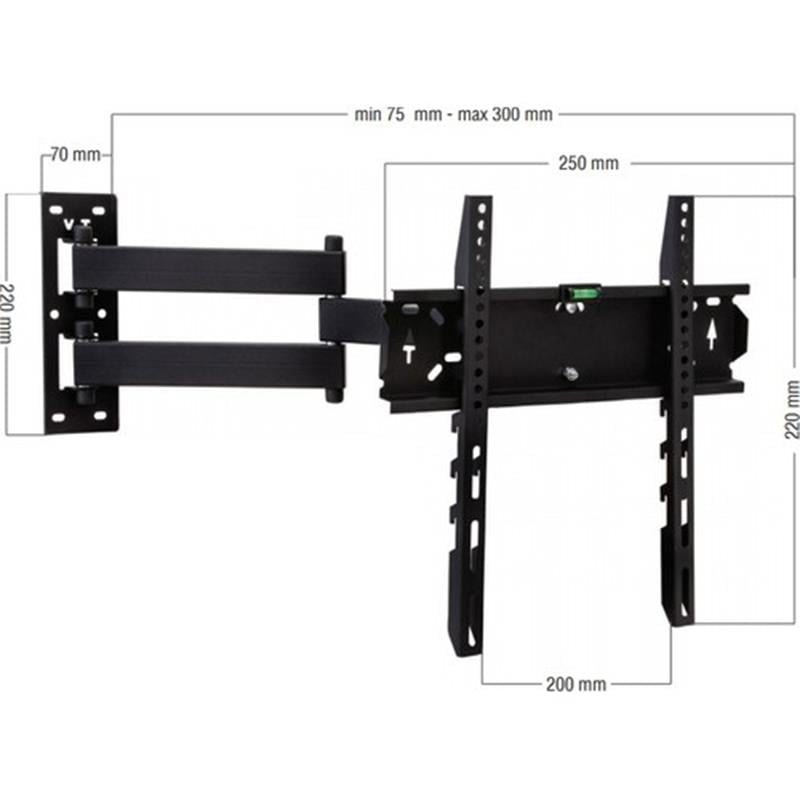 22-42 İNÇ HAREKETLİ LCD-LED TV DUVAR ASKI APARATI (VESA : 200X200) (4767)