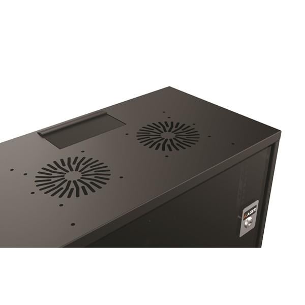 AGER 9U 540x400mm Duvar Tipi Siyah Kabinet SOHO AG-SH09U5440S1