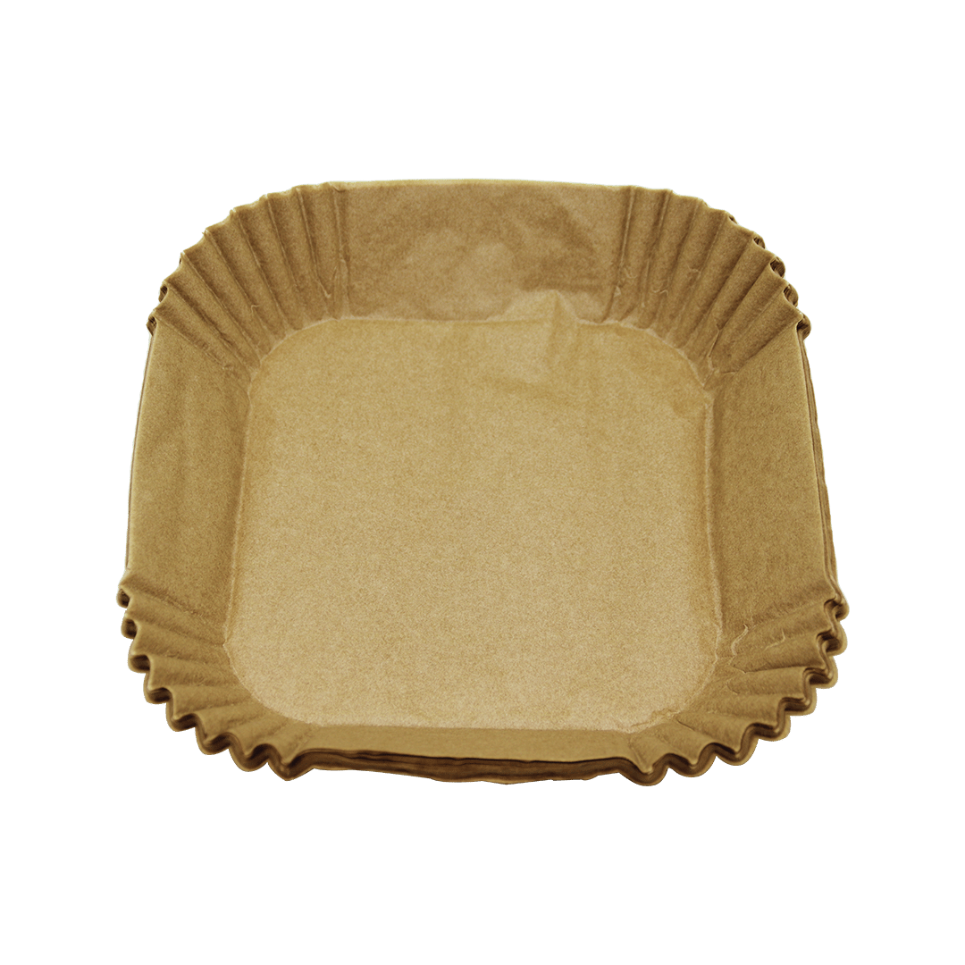 AİR FRYER 50 PARÇA  KARE - 16X4.5CM KAĞIT PİŞİRME KALIBI (4767)