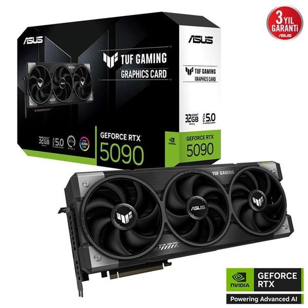 ASUS 32GB TUF RTX5090-32G GAMING GDDR7 512bit HDMI DP PCIe 5.0